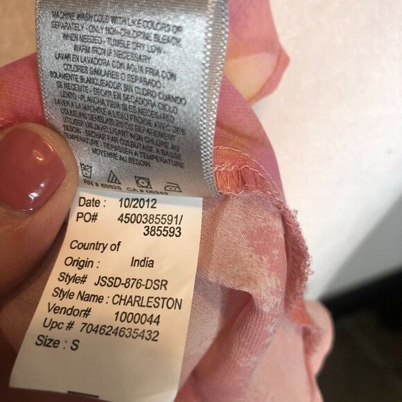 Jessica Simpson S Charleston Dress Sheer Open Back - Picture 8 of 9